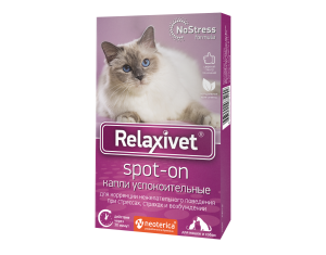 Капли успокоительные для кошек и собак Relaxivet, 10мл ✓ товары ...